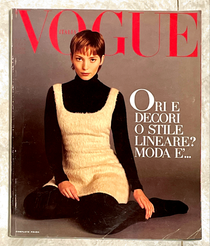 VOGUE Magazine Italia October 1992 LUCIE DE LA FALAISE Kate Moss SUSAN VOGUE Magazine Italia October 1992 LUCIE DE LA FALAISE Kate Moss SUSAN