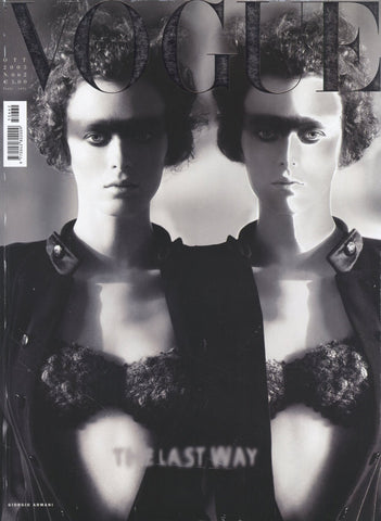 VOGUE Magazine Italia October 2005 KAREN ELSON Gemma Ward DOUTZEN KROES Maria Sharapova