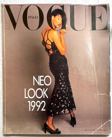 VOGUE Italia Magazine September 1992 LINDA EVANGELISTA Kate Moss SUSAN HOLMES