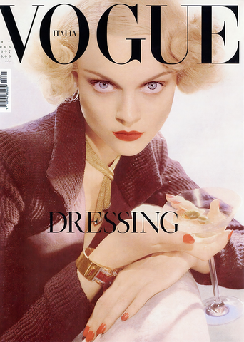 VOGUE Magazine Italia September 2008 VIKTORIYA SASONKINA Jessica Stam ANJA RUBIK