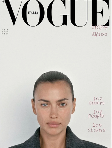 Vogue Magazine Italia September 2020 IRINA SHAYK Cover 31 of 100 NEW