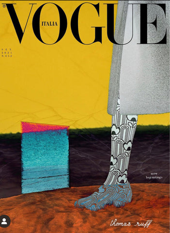 Vogue Italia Magazine September 2021 THOMAS RUFF cover 9 of 9 SEALED + Talent