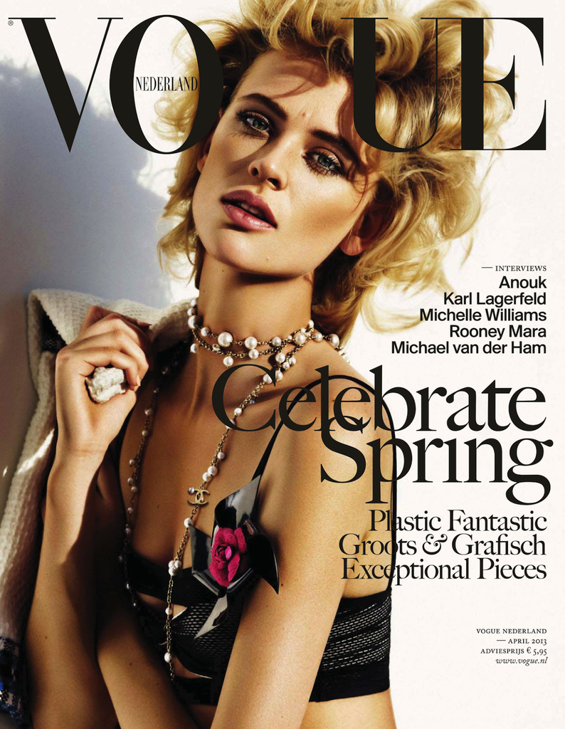 VOGUE Magazine Netherlands April 2013 MILOU VAN GROESEN Nimue Smit MELISSA TAMMERIJN