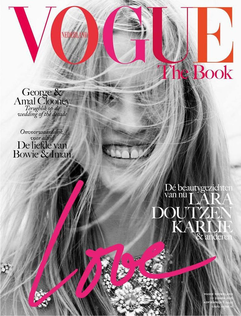 VOGUE Netherlands NL Magazine THE BOOK 2016 LARA STONE David Bowie IMAN Kennedy