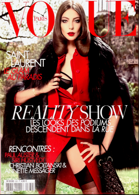VOGUE Magazine Paris August 2008 DARIA WERBOWY Anna