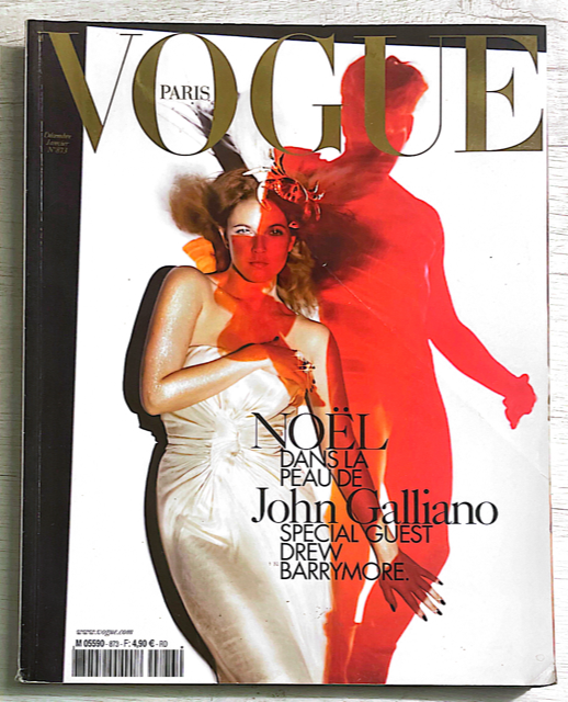 VOGUE Paris Magazine December 2006 DREW BARRYMORE