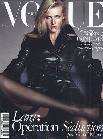 VOGUE Paris Magazine March 2015 LARA STONE Andreea Diaconu JESSICA MILLER Jirickova