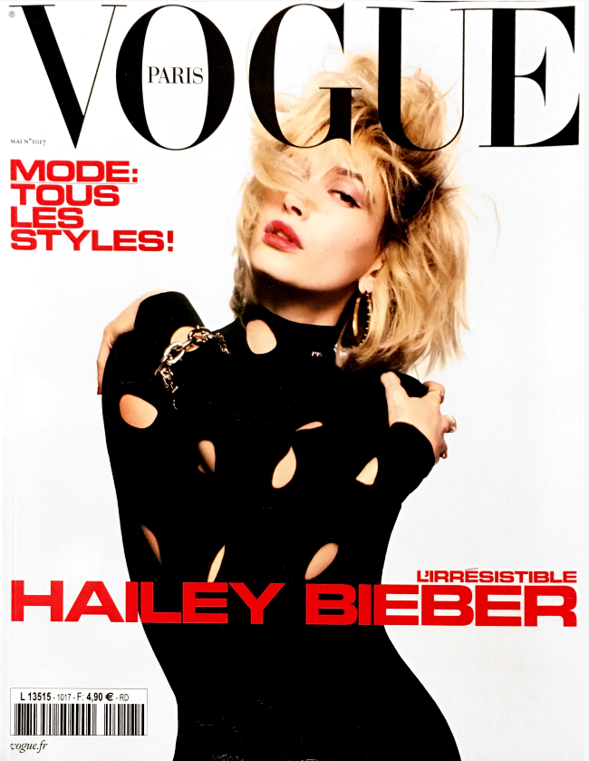 VOGUE Magazine Paris May 2021 HAILEY BIEBER Natasha Poly ANJA RUBIK Maty Fall Diba