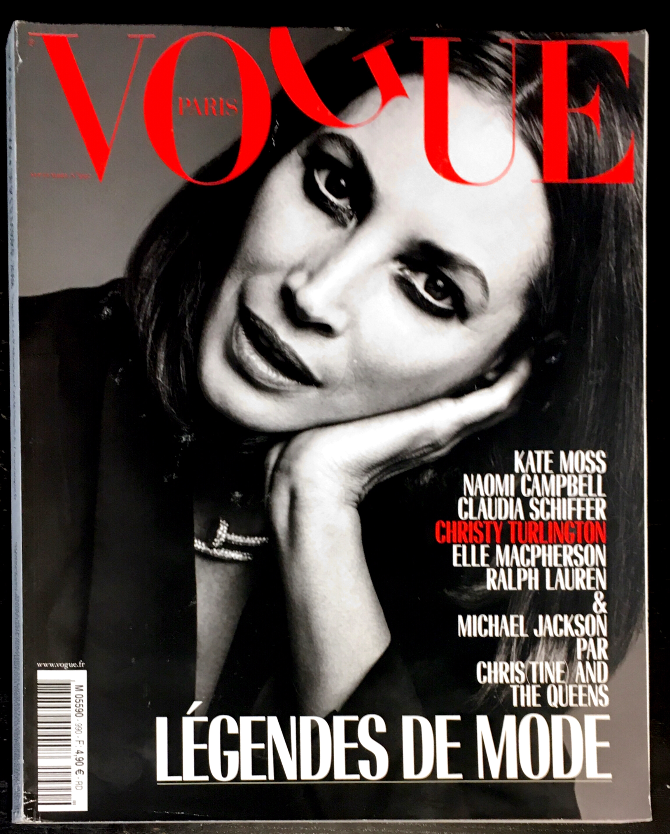 VOGUE Magazine Paris September 2018 CHRISTY TURLINGTON Yasmin Le Bon CLAUDIA SCHIFFER