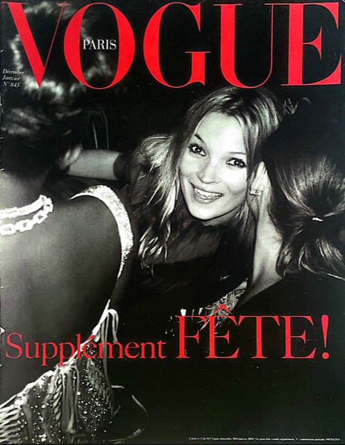 2012 September Paris / French Vogue Magazine Supermodel Kate