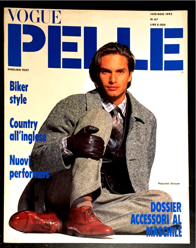 VOGUE Italia Magazine PELLE July 1992 MARCUS SCHENKENBERG Fabrizio Gianni