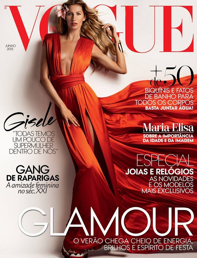 Vogue Portugal Magazine, June 2015 edition, featuring Gisele Bundchen