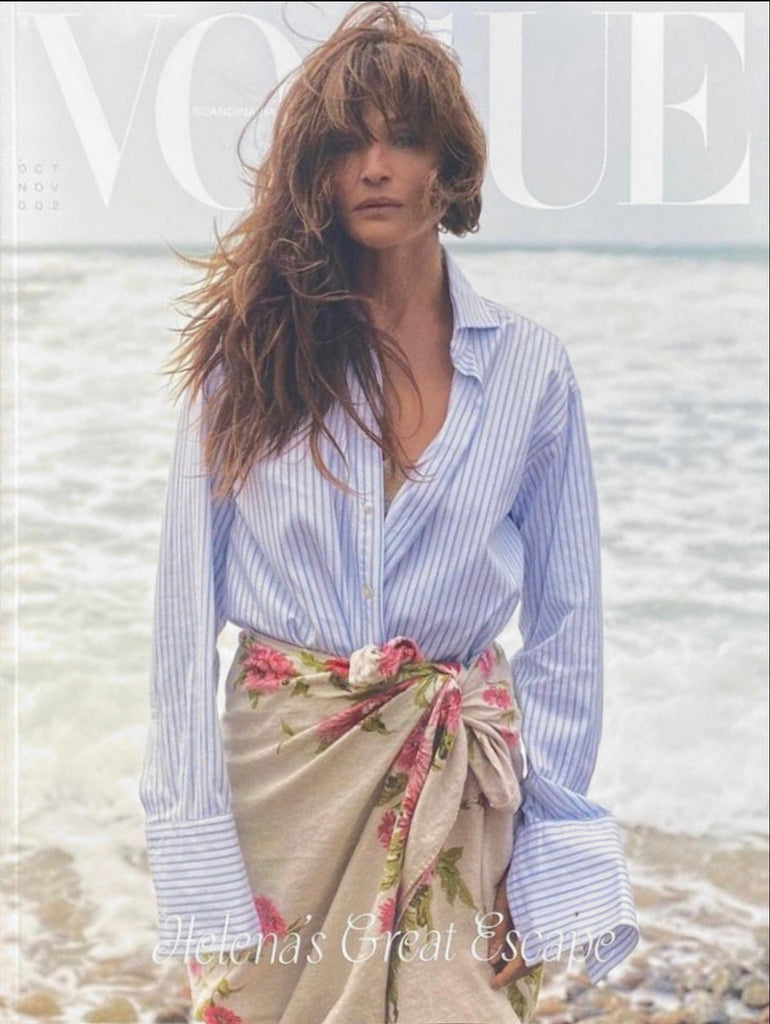 VOGUE Scandinavia October 2021 HELENA CHRISTENSEN Malaika Holmen WITH BOX