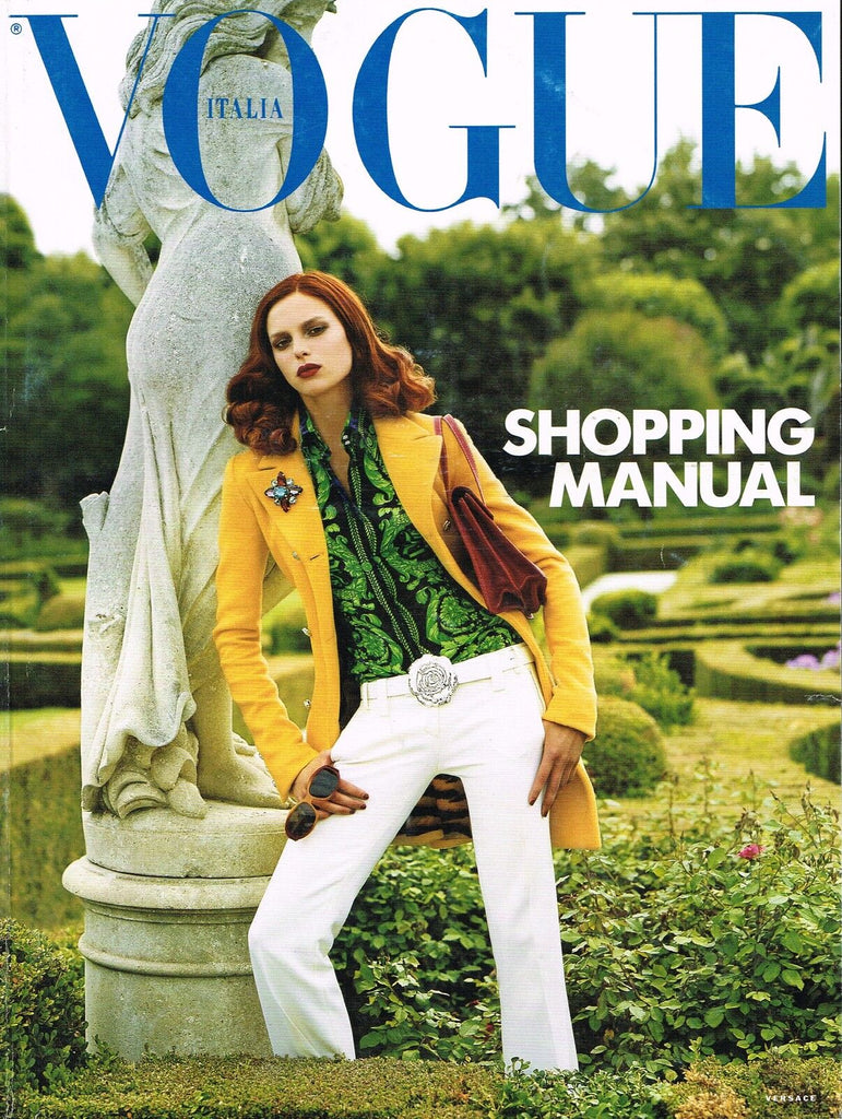 VOGUE Italia Magazine August 2004 SHOPPING MANUAL Elise Crombez