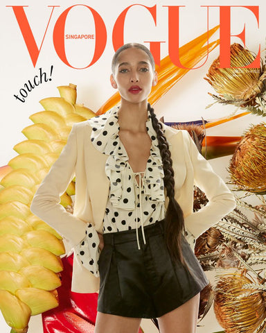 VOGUE Magazine Singapore February 2021 YASMIN WIJNALDUM Jamilla Hoogenboom