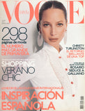 VOGUE Spain Magazine April 2002 CHRISTY TURLINGTON Rosario Flores TATJANA PATITZ