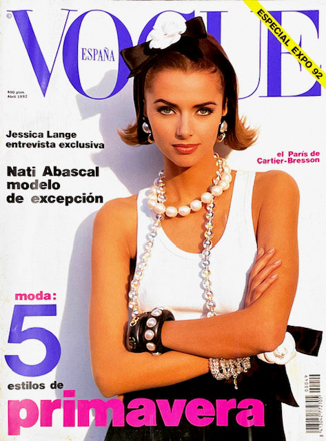 VOGUE Magazine Spain APRIL 1992 HEATHER STEWART WHYTE