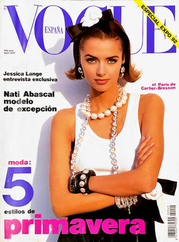 VOGUE Magazine Spain APRIL 1992 HEATHER STEWART WHYTE