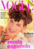 VOGUE Magazine Spain August 1992 LINDA EVANGELISTA Carla Bruni SHARON STONE