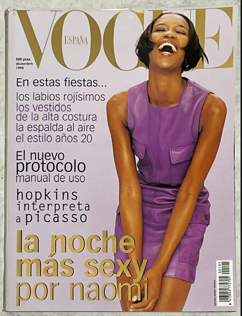 VOGUE Magazine Spain December 1996 NAOMI CAMPBELL