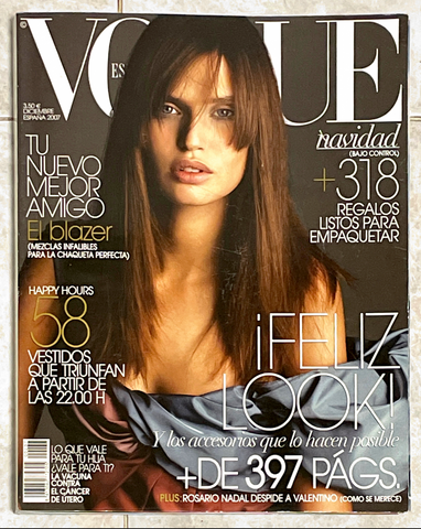 VOGUE Spain Magazine December 2007 BIANCA BALTI Inguna Butane HEATHER MARKS