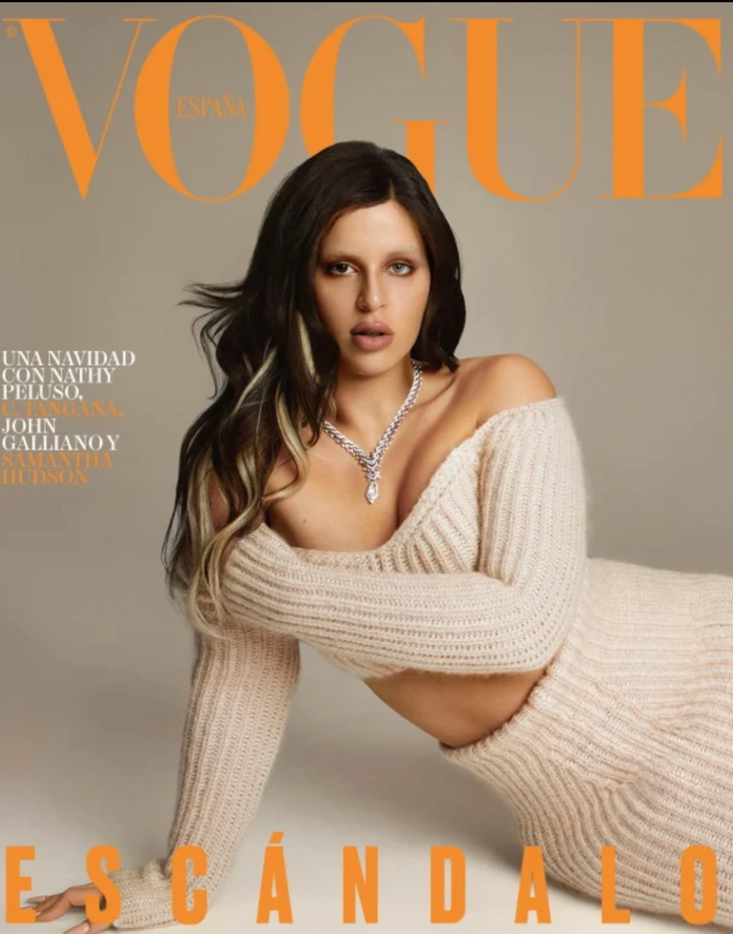 VOGUE Magazine Spain December 2021 NATHY PELUSO Afrodita MATEA BRAKUS