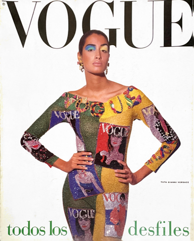 VOGUE Magazine Spain YASMEEN GHAURI Dossier Desfiles PRET A PORTER February 1991