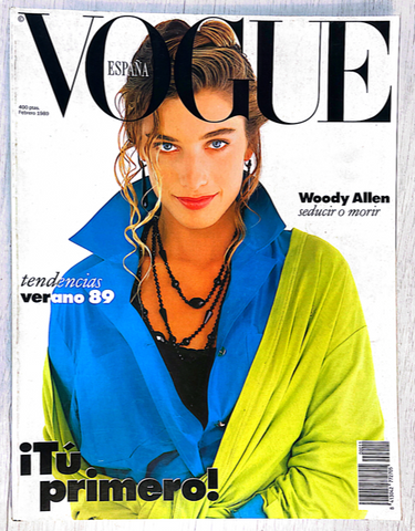 VOGUE Spain Magazine February 1989 FRANCESCA BONICOLI Horst LESLIE NAVAJAS Tony Ward