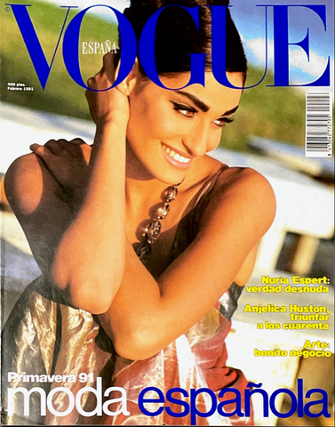 VOGUE Spain Magazine February 1991 YVETTE LOZANO Kara Young TASHA DE VASCONCELOS