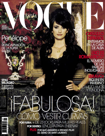 VOGUE Magazine Spain February 2006 PENELOPE CRUZ Anna Dello Russo