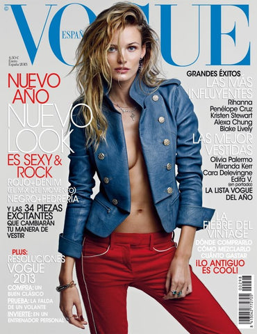 VOGUE Spain Magazine January 2013 EDITA VILKEVICIUTE Olivia Palermo CARA DELEVINGNE
