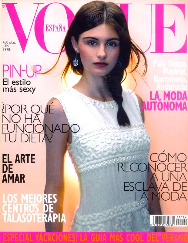 VOGUE Magazine Spain July 1998 TRISH GOFF Meghan Douglas VALERIA MAZZA Pin Up