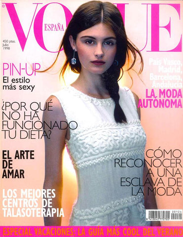 VOGUE Magazine Spain July 1998 TRISH GOFF Meghan Douglas VALERIA MAZZA Pin Up