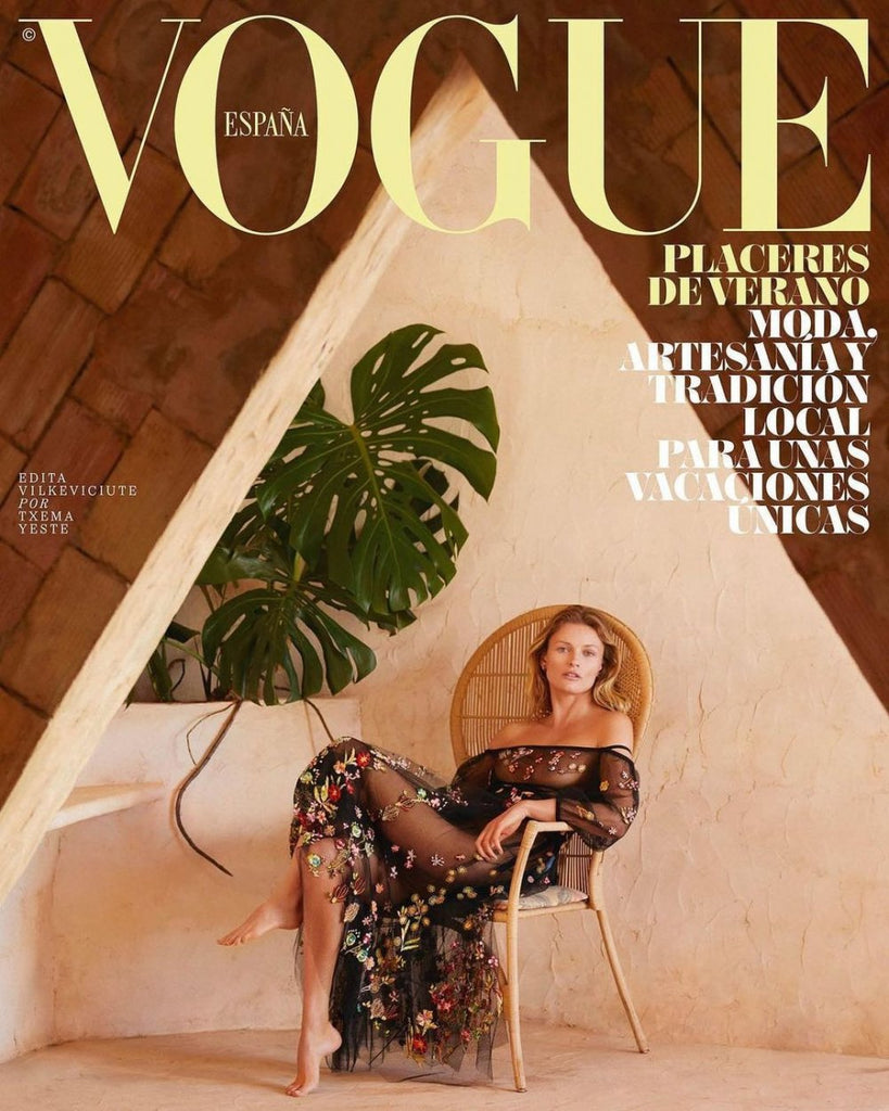 VOGUE Magazine Spain July 2021 EDITA VILKEVICIUTE by TXEMA YESTE