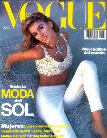 VOGUE Spain Magazine June 1991 SUSAN HOLMES Tasha De Vasconcelos GRETHA CAVAZZONI