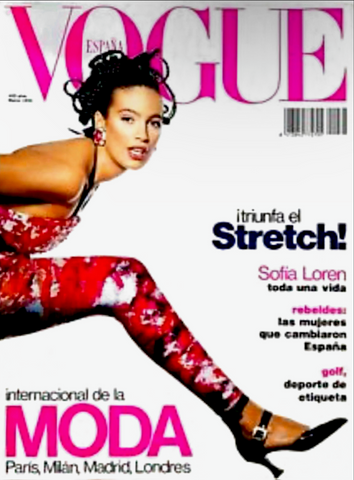 VOGUE Spain Magazine March 1991 FABIENNE TERWINGHE Gretha Cavazzoni CARLA BRUNI
