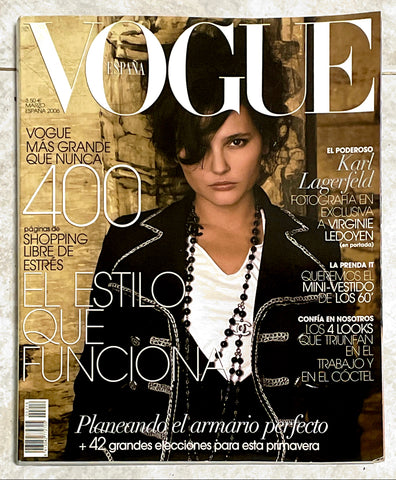 VOGUE Spain Magazine March 2006 VIRGINIE LEDOYEN Tiiu Kuik ZOE GAZE