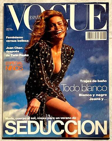 VOGUE Magazine Spain May 1991 LESA SULLIVAN AMOORE Kristen McMenamy JOAN CHEN