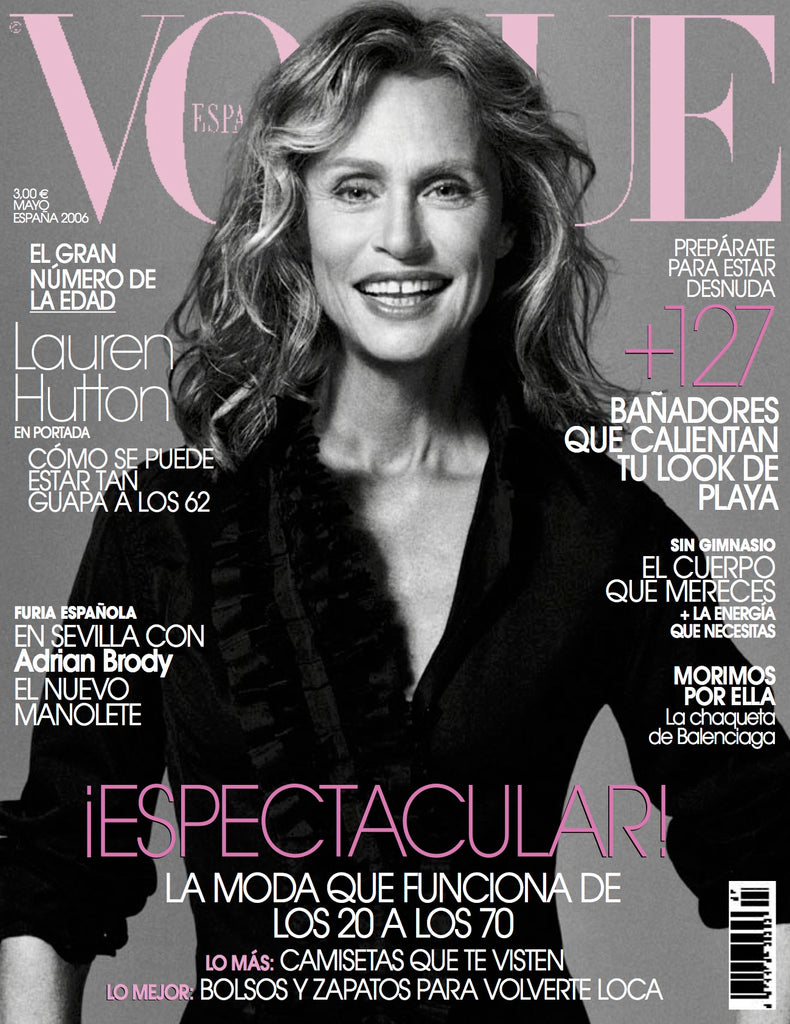 VOGUE Spain Magazine May 2006 LAUREN HUTTON Adrien Brody RHAISA BATISTA