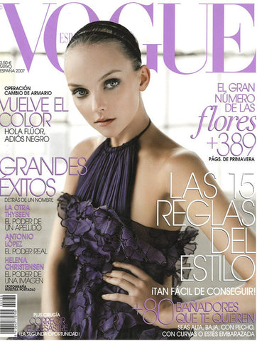 VOGUE Magazine Spain May 2007 HEATHER MARKS Flavia Oliveira MILANA KELLER