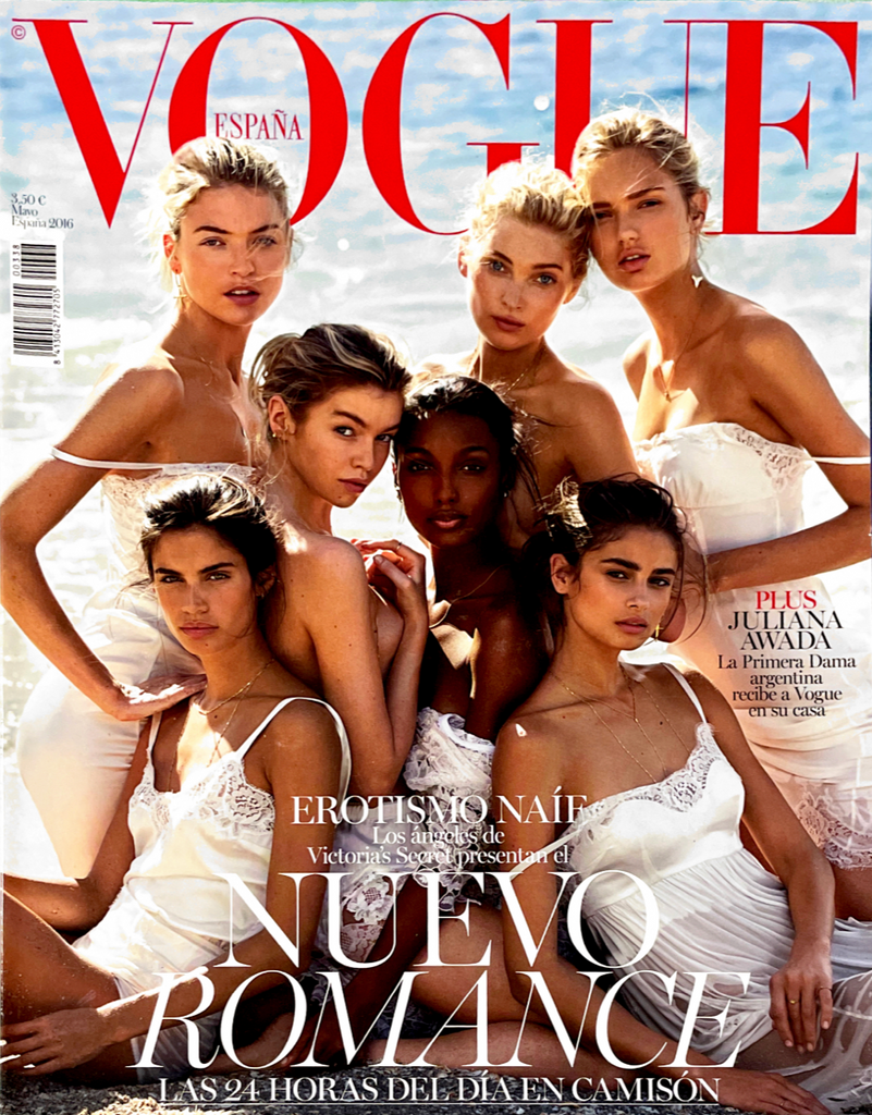 VOGUE Magazine Spain May 2016 SARA SAMPAIO Elsa Hosk TAYLOR HILL Stella Maxwell