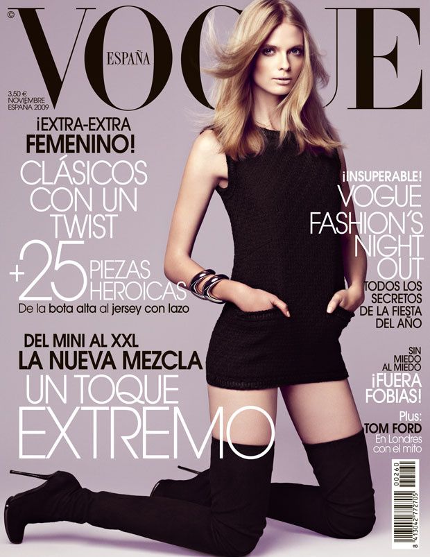 VOGUE Spain Magazine November 2009 JULIA STEGNER