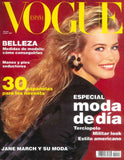VOGUE Spain Magazine October 1992 CLAUDIA SCHIFFER Kate Moss