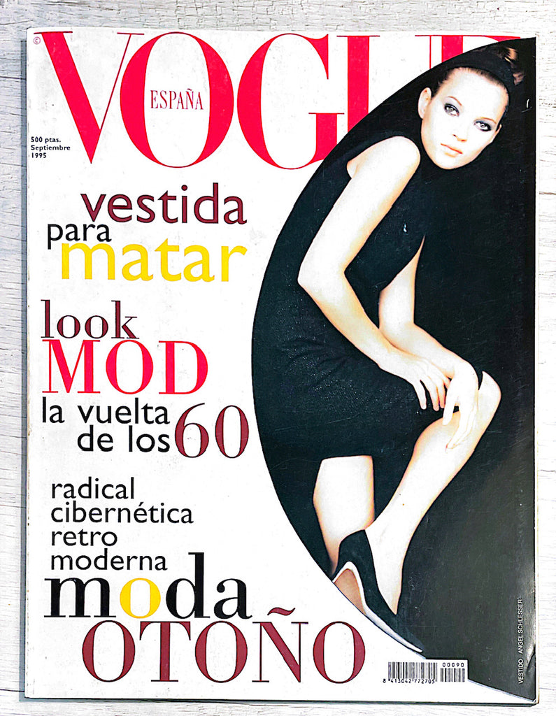 VOGUE Magazine Spain September 1995 KATE MOSS Catherine Deneuve GRETHA CAVAZZONI