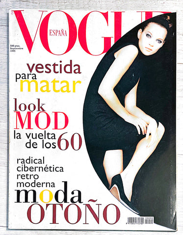 VOGUE Magazine Spain September 1995 KATE MOSS Catherine Deneuve GRETHA CAVAZZONI