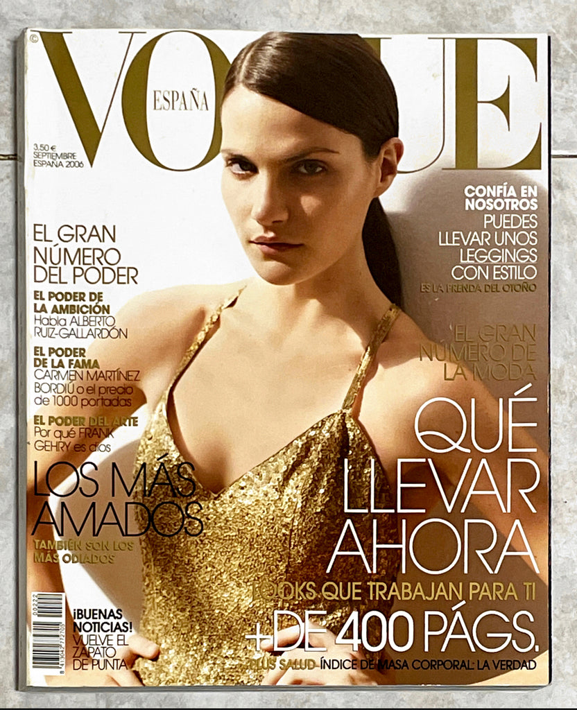 VOGUE Spain Magazine September 2006 MISSY RAYDER Maria Dvirnik JUAN GATTI