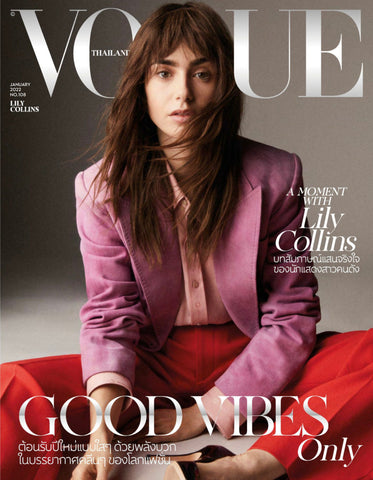 VOGUE THAILAND Magazine January 2022 LILY COLLINS Lily Nova BRAND NEW