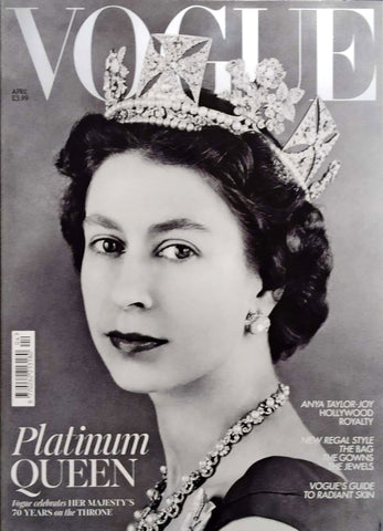 VOGUE Magazine UK April 2022 QUEEN ELIZABETH II Platinum Jubelee BRAND NEW
