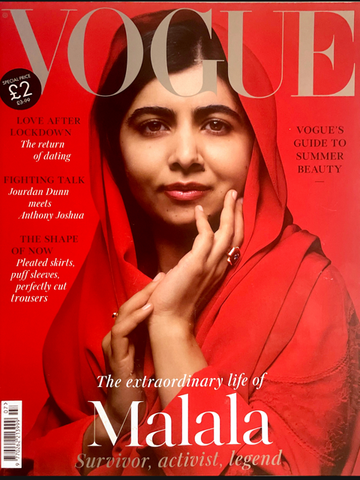 VOGUE Magazine UK July 2021 MALALA Edie Campbell RAQUEL ZIMMERMANN