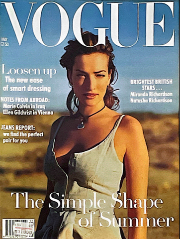 VOGUE Magazine UK May 1993 TATJANA PATITZ Nadja Auermann LINDA EVANGELISTA